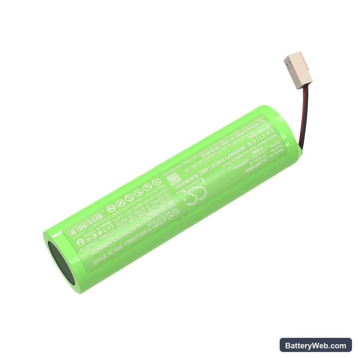 Geo-Fennel FL 1000 Replacement Battery, 2.4V, 3500mAh, Ni-MH 2