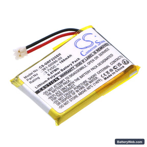 Garmin Forerunner 225 Replacement Battery, 3.7V, 180mAh, Li-Polymer 1