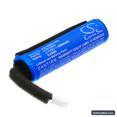 Groove onn Medium Rugged_LED Replacement Battery, 3.7V, 2600mAh, Li-ion 1