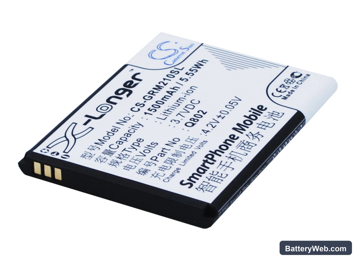 Green Orange M2S Replacement Battery, 3.7V, 1500mAh, Li-ion 1
