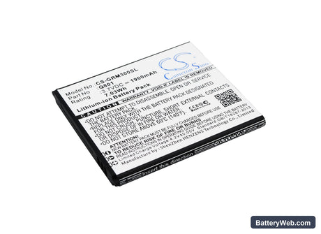 Green Orange GO M3 Replacement Battery, 3.7V, 1900mAh, Li-ion 1
