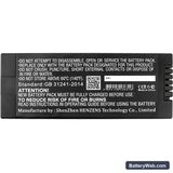 GE Inspection USM33 Replacement Battery, 12.6V, 4400mAh, Li-ion 6