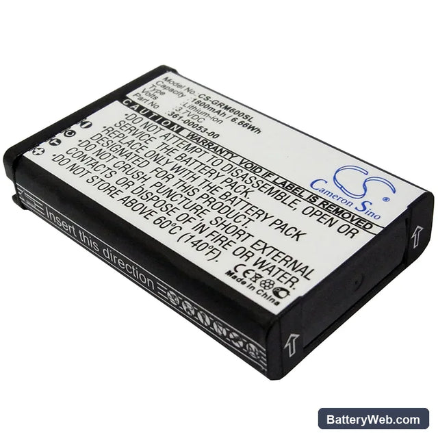 Garmin Montana 600 Replacement Battery, 3.7V, 1800mAh, Li-ion 1
