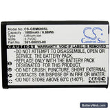 Garmin Montana 600 Replacement Battery, 3.7V, 1800mAh, Li-ion 5