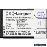 Garmin Montana 600 Replacement Battery, 3.7V, 2200mAh, Li-ion 3