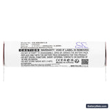 Legrand 061892 Replacement Battery, 2.4V, 2000mAh, Ni-CD 3