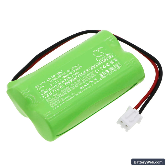 Legrand BAEH ECO2 Replacement Battery, 2.4V, 1500mAh, Ni-MH 1