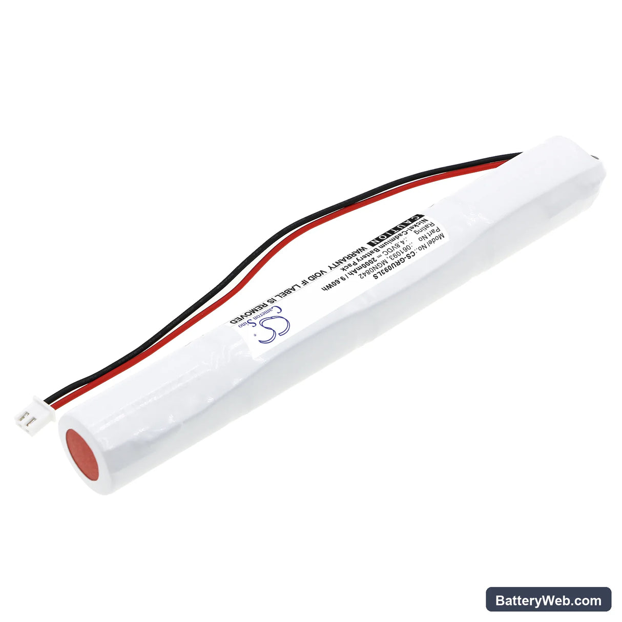Legrand IP66 ECO1 Replacement Battery, 4.8V, 2000mAh, Ni-CD 2