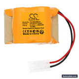 Legrand 608-92 Replacement Battery, 6V, 2500mAh, Ni-CD 5