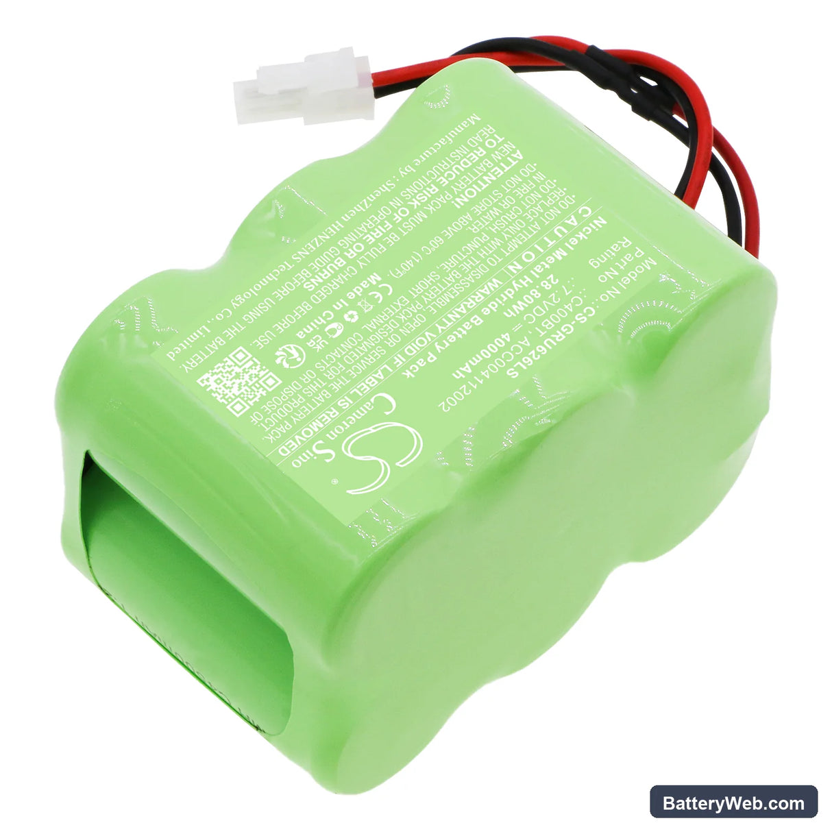 Legrand 062632 Replacement Battery, 7.2V, 4000mAh, Ni-MH 2
