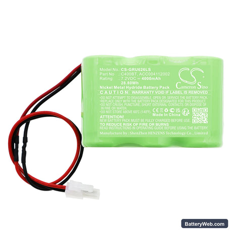 Legrand 062632 Replacement Battery, 7.2V, 4000mAh, Ni-MH 3