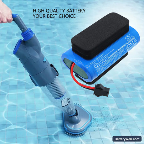 GRE Electric Super Vac VCB10P Replacement Battery, 7.4V, 2600mAh, Li-ion 6