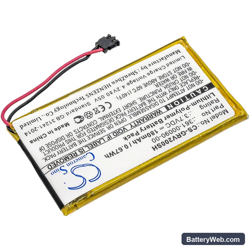 Garmin Vivoactive HR Replacement Battery, 3.7V, 180mAh, Li-Polymer 2
