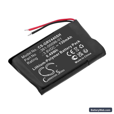 Garmin vivoactive 4S 40mm Replacement Battery, 3.8V, 130mAh, Li-Polymer 1