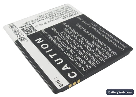 GSmart S1 Replacement Battery, 3.7V, 2000mAh, Li-ion 3