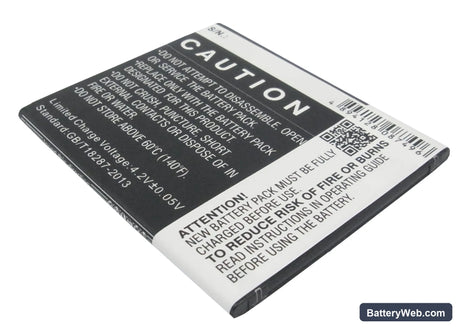 GSmart S1 Replacement Battery, 3.7V, 2000mAh, Li-ion 4