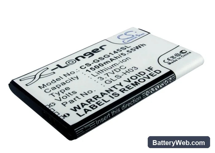 Gigabyte G1345 Replacement Battery, 3.7V, 1500mAh, Li-ion 1