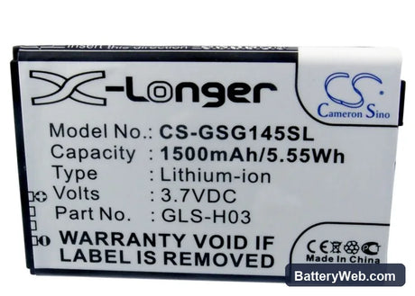 Gigabyte G1345 Replacement Battery, 3.7V, 1500mAh, Li-ion 5