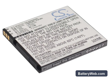 GSmart GS202 Replacement Battery, 3.7V, 1300mAh, Li-ion 1