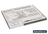 GSmart Maya M1 Replacement Battery, 3.7V, 1700mAh, Li-ion 2