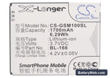 GSmart Maya M1 Replacement Battery, 3.7V, 1700mAh, Li-ion 5