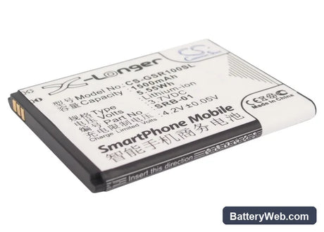 Gigabyte Gsmart Rio R1 Replacement Battery, 3.7V, 1500mAh, Li-ion 1