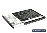 GSmart Roma R2 Replacement Battery, 3.7V, 1400mAh, Li-ion 4