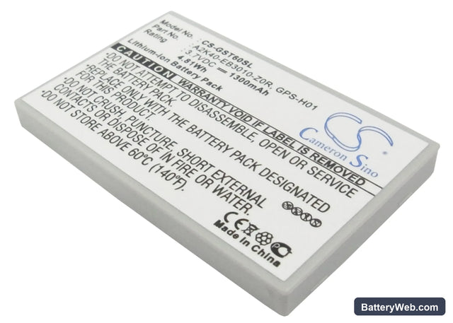 Gigabyte gSmart t600 Replacement Battery, 3.7V, 1300mAh, Li-ion 1