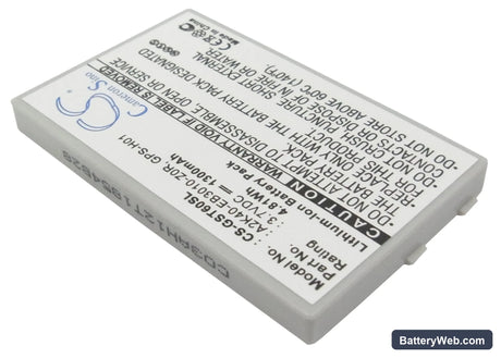 Gigabyte gSmart t600 Replacement Battery, 3.7V, 1300mAh, Li-ion 2