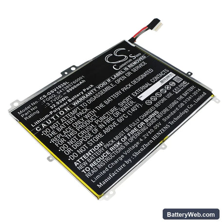 Gigaset QV1030 Replacement Battery, 3.7V, 8900mAh, Li-Polymer 1