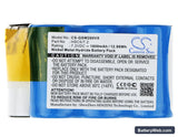 Gtech SW01 Replacement Battery, 7.2V, 1800mAh, Ni-MH 5