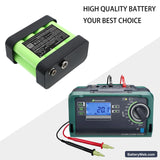 Gossen METRISO Replacement Battery, 9.6V, 2000mAh, Ni-MH 6