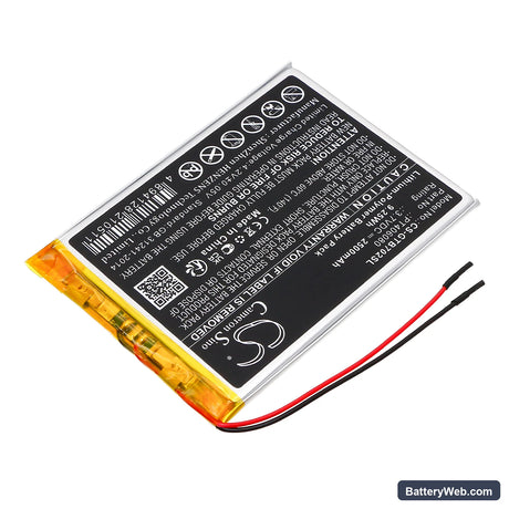 3GO GT7002 Replacement Battery, 3.7V, 2500mAh, Li-Polymer 2