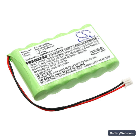 Graetz TC850B Replacement Battery, 7.2V, 2000mAh, Ni-MH 1