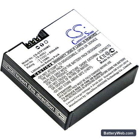 GOTOP G1 Replacement Battery, 3.7V, 850mAh, Li-ion 1