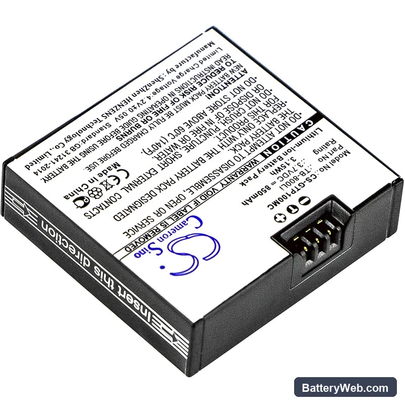 GOTOP G1 Replacement Battery, 3.7V, 850mAh, Li-ion 2