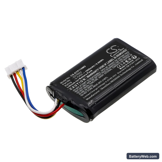 Getinge OP Table1160 Replacement Battery, 3.7V, 1800mAh, Li-ion 1
