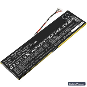 Gateway Aero 14 K7 Replacement Battery, 15.2V, 6100mAh, Li-Polymer 1