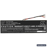Gateway Aero 14 K7 Replacement Battery, 15.2V, 6100mAh, Li-Polymer 3