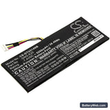 Getac U2142-i5-3337U Replacement Battery, 7.4V, 5200mAh, Li-Polymer 1