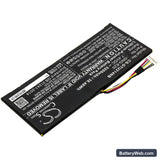 Getac U2142-i5-3337U Replacement Battery, 7.4V, 5200mAh, Li-Polymer 2