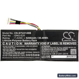 Getac U2142-i5-3337U Replacement Battery, 7.4V, 5200mAh, Li-Polymer 3
