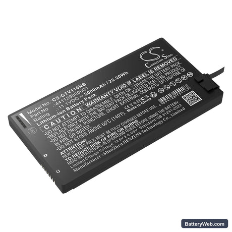 Getac V110 Replacement Battery, 11.1V, 2000mAh, Li-ion 1