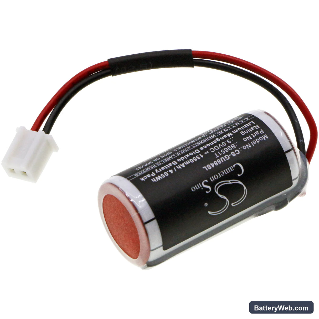 Texas Instruments 305 Replacement Battery, 3V, 1350mAh, Li-MnO2 2
