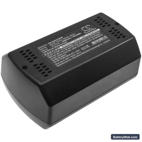 Gude Rasenmaher 370/36 Replacement Battery, 36V, 3000mAh, Li-ion 3