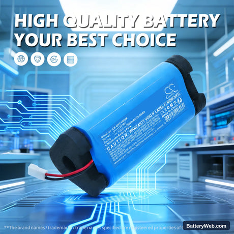GRE Electric Vac VCB10 Replacement Battery, 11.1V, 2600mAh, Li-ion 7