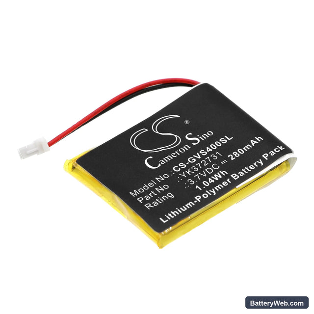 Golf Buddy Voice GPS Rangefinder Replacement Battery, 3.7V, 280mAh, Li-Polymer 1