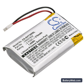 Golf Buddy VT3 GPS Rangefinder Replacement Battery, 3.7V, 270mAh, Li-Polymer 1