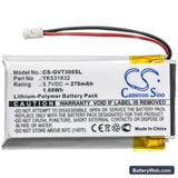 Golf Buddy VT3 GPS Rangefinder Replacement Battery, 3.7V, 270mAh, Li-Polymer 3