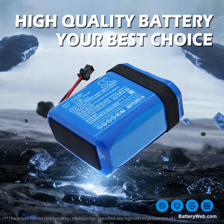 GRE Electric Vac Plus VCB50 Replacement Battery, 11.1V, 5200mAh, Li-ion 7